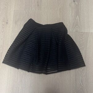 Express Black Skater Skirt